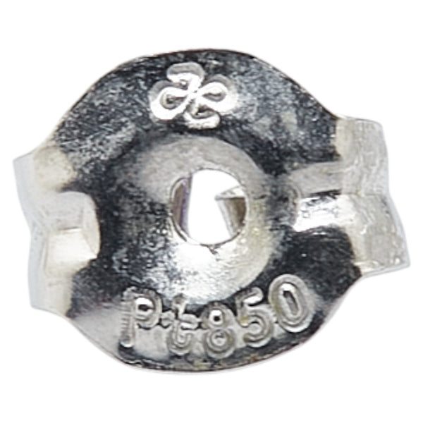 カメリア スタッド ピアス Pt850 プラチナ レディース CAMELLIA 【中古】