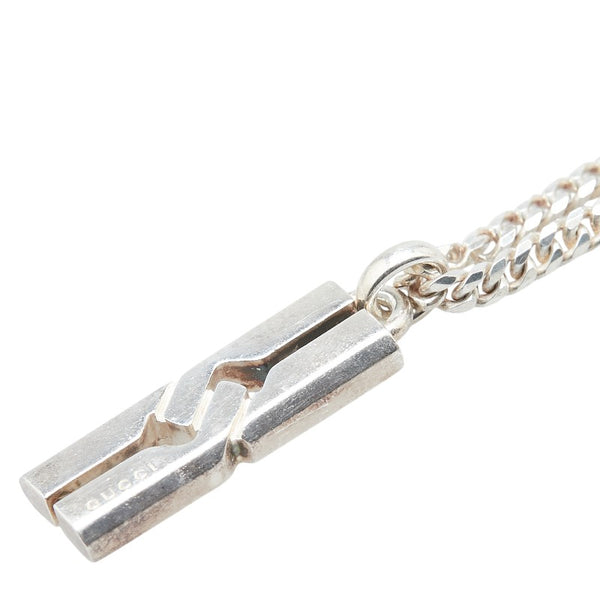 グッチ インフィニティ ノット ネックレス SV925 シルバー レディース GUCCI 【中古】