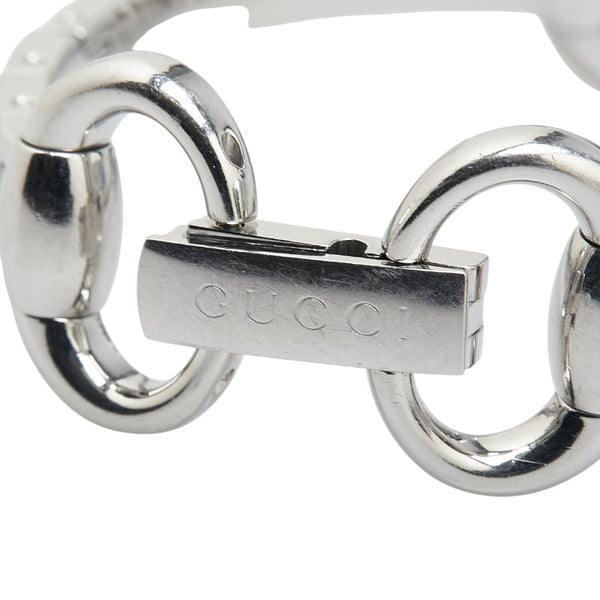 グッチ トルナヴォーニ 3Pダイヤ 腕時計 120 クオーツ ブラック文字盤 ステンレススチール レディース GUCCI 【中古】