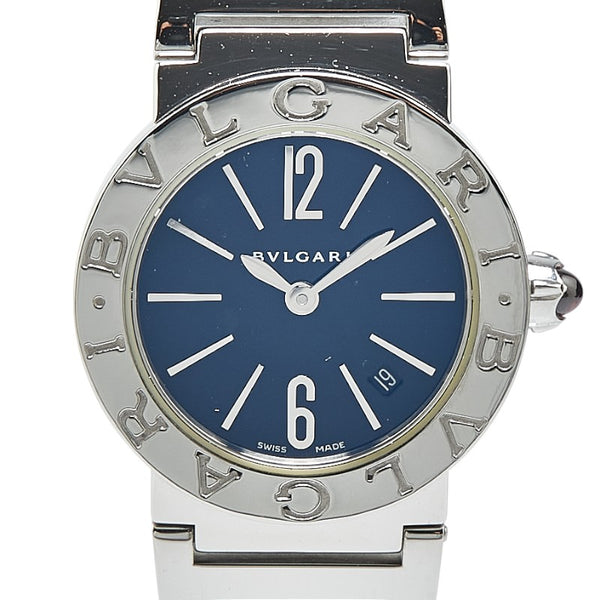 ブルガリ ブルガリブルガリ 腕時計 BBL26S クオーツ ブラック文字盤 ステンレススチール レディース BVLGARI 【中古】