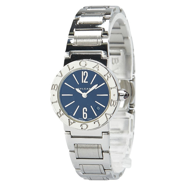 ブルガリ ブルガリブルガリ 腕時計 BBL26S クオーツ ブラック文字盤 ステンレススチール レディース BVLGARI 【中古】