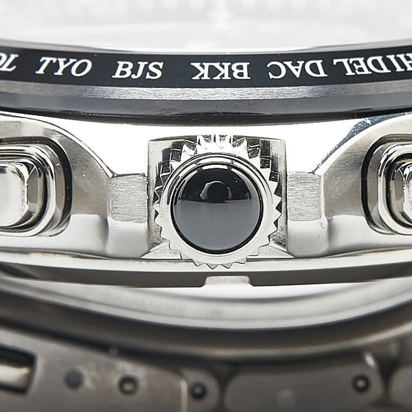 セイコー アストロン 腕時計 8X53-0AB0-2 ソーラー電波時計 ネイビー文字盤 セラミック チタン メンズ SEIKO 【中古】