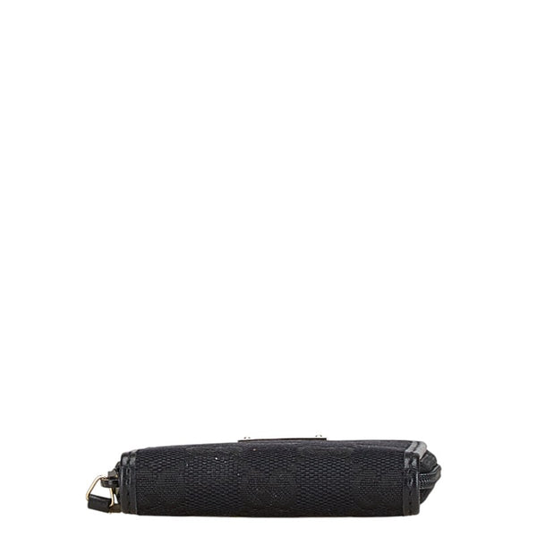 グッチ GGキャンバス ミニ コインケース 小銭入れ 115255 ブラウン ベージュ キャンバス レザー レディース GUCCI 【中古】