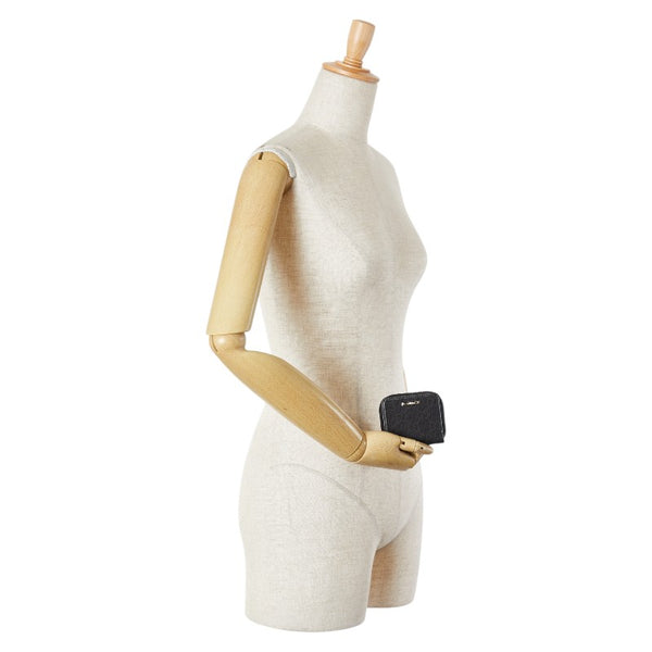 グッチ GGキャンバス ミニ コインケース 小銭入れ 115255 ブラウン ベージュ キャンバス レザー レディース GUCCI 【中古】