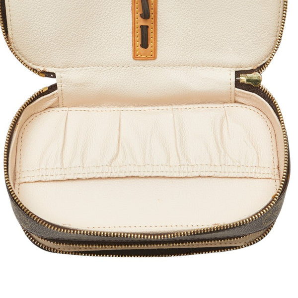 ルイ ヴィトン モノグラム トゥルース ブラッシュPM ポーチ M47510 ブラウン PVC レザー レディース LOUIS VUITTON 【中古】
