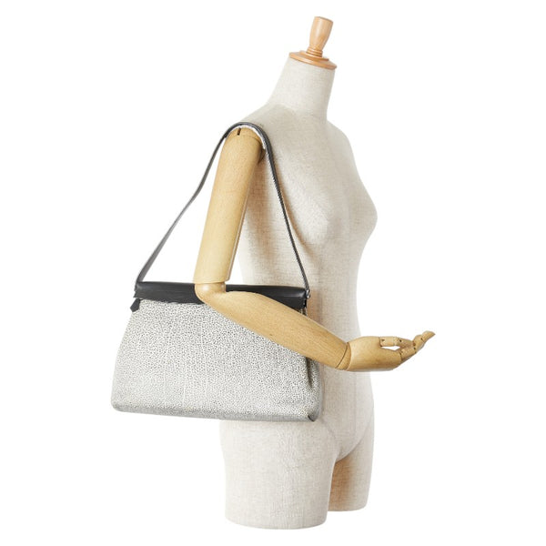 エルメス ダルメシアン ハンドバッグ ブラック ホワイト ブッフル レディース HERMES 【中古】