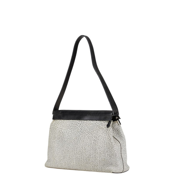 エルメス ダルメシアン ハンドバッグ ブラック ホワイト ブッフル レディース HERMES 【中古】