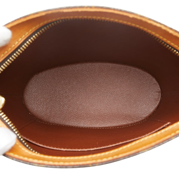 ルイ ヴィトン モノグラム ドルーオ 斜め掛け ショルダーバッグ M51290 ブラウン PVC レザー レディース LOUIS VUITTON 【中古】
