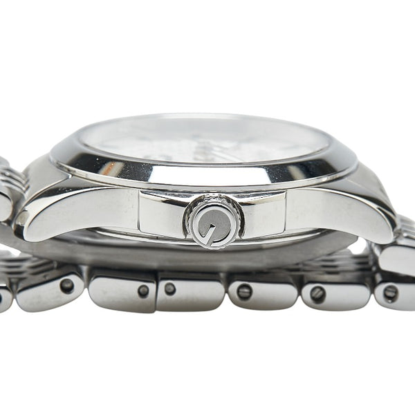 グッチ Gタイムレス 腕時計 YA1265028 クオーツ シルバー文字盤 ステンレススチール レディース GUCCI 【中古】