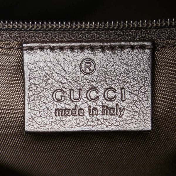 グッチ GGスプリーム リュック バックパック 271327 ベージュ ブラウン PVC レザー レディース GUCCI 【中古】