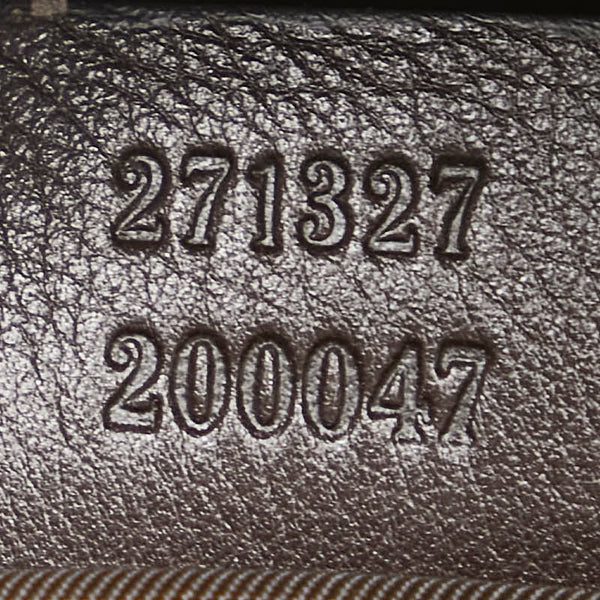 グッチ GGスプリーム リュック バックパック 271327 ベージュ ブラウン PVC レザー レディース GUCCI 【中古】