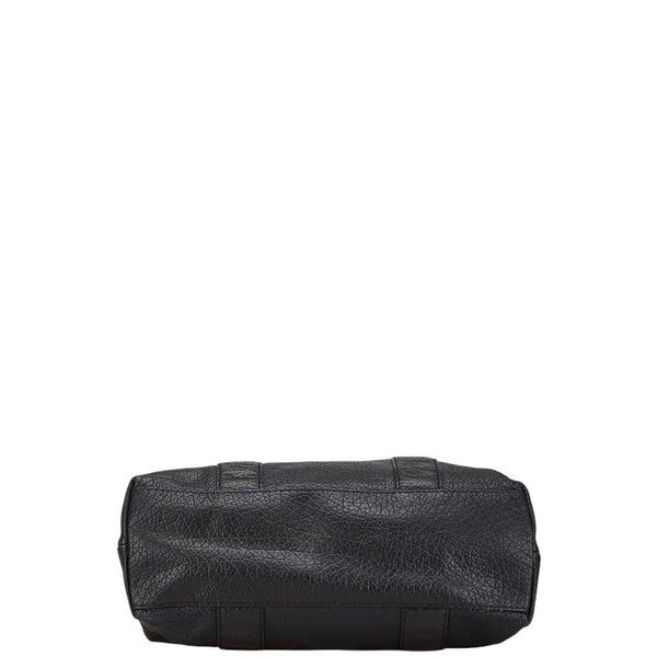 グッチ バンブー トートバッグ ショルダーバッグ 232947 ブラック レザー レディース GUCCI 【中古】