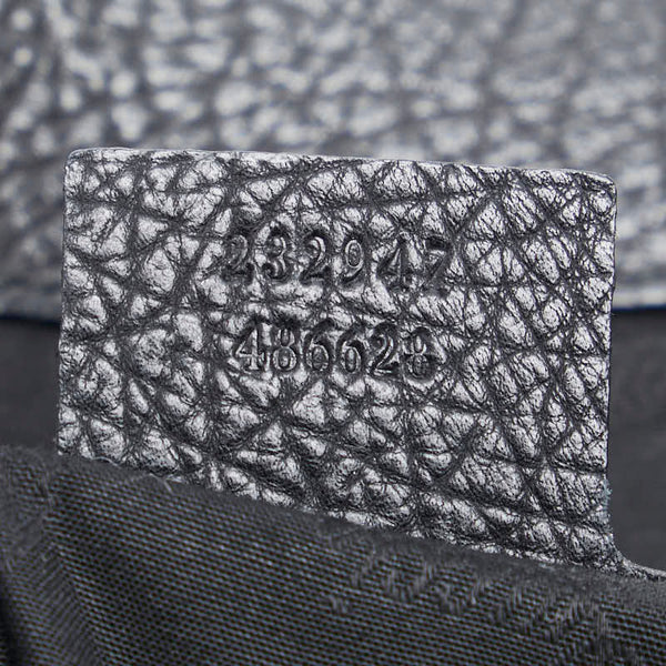 グッチ バンブー トートバッグ ショルダーバッグ 232947 ブラック レザー レディース GUCCI 【中古】