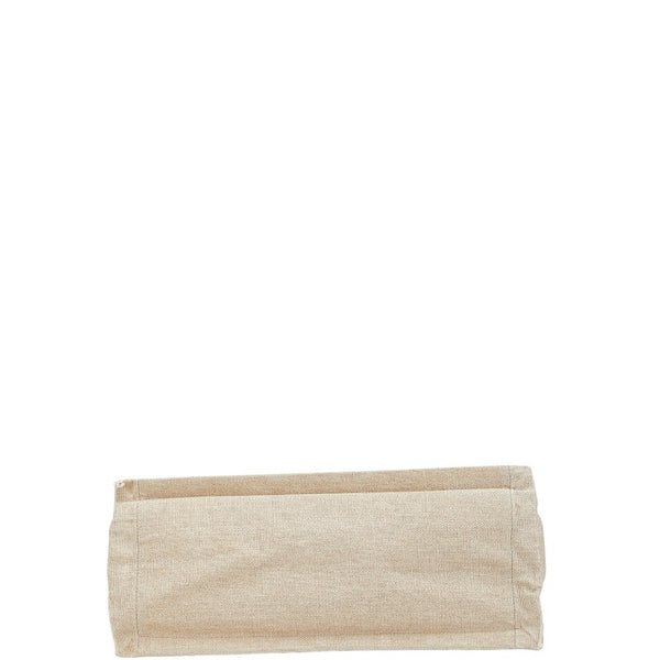 サンローラン リヴ ゴーシュ トートバッグ ベージュ ブラック キャンバス レザー レディース SAINT LAURENT 【中古】