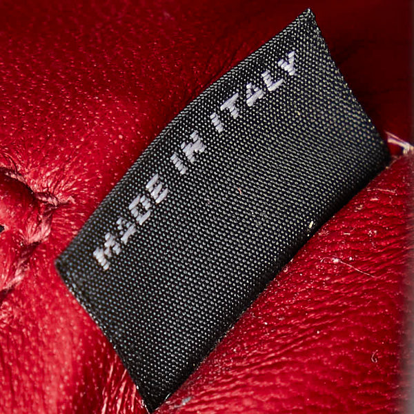 プラダ サフィアーノ 斜め掛け ショルダーバッグ ブラック ホワイト レザー レディース PRADA 【中古】
