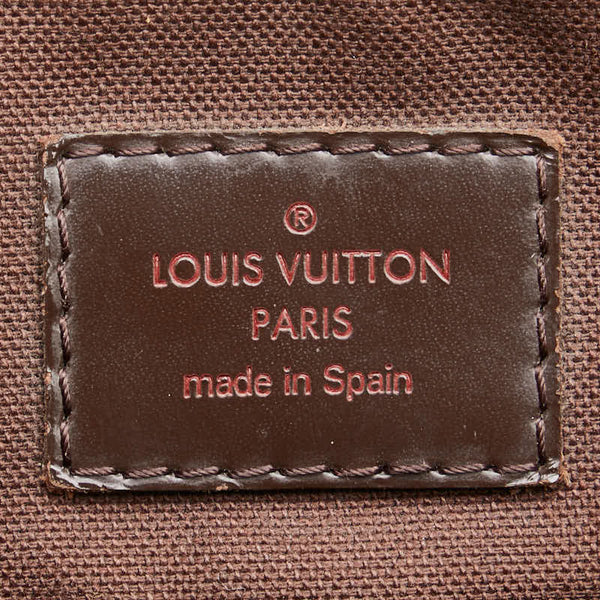 ルイ ヴィトン ダミエ ディストリクトMM ショルダーバッグ N41212 ブラウン PVC レザー レディース LOUIS VUITTON 【中古】