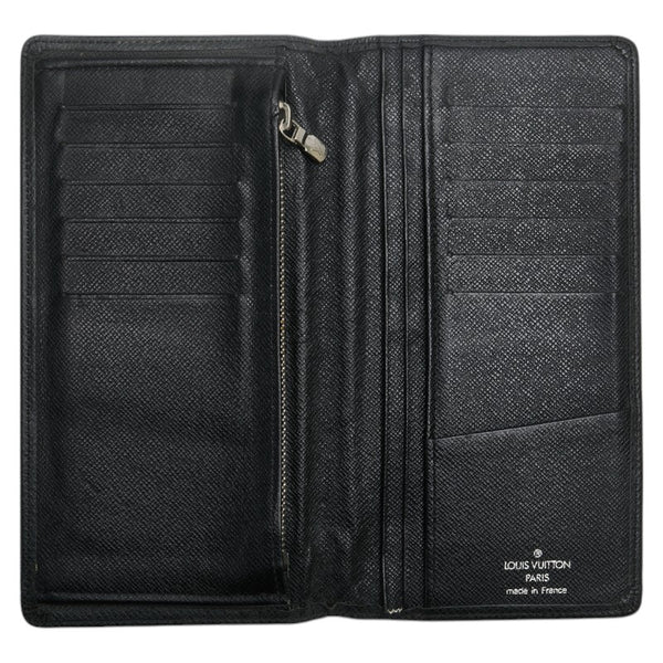 ルイ ヴィトン エピ ポルトフォイユ ブラザ 長財布 M66542 ノワール ブラック レザー メンズ LOUIS VUITTON 【中古】