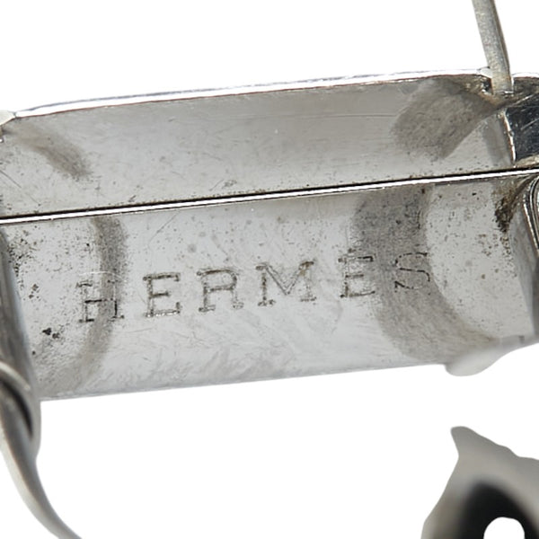 エルメス ケリーウォッチ 腕時計 クオーツ シルバー文字盤 メタル レザー レディース HERMES 【中古】