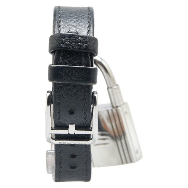 エルメス ケリーウォッチ 腕時計 クオーツ シルバー文字盤 メタル レザー レディース HERMES 【中古】