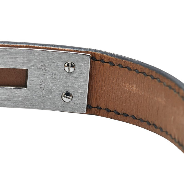 エルメス ケリーウォッチ 腕時計 クオーツ シルバー文字盤 メタル レザー レディース HERMES 【中古】