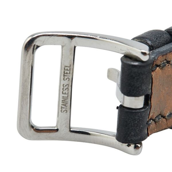エルメス ケリーウォッチ 腕時計 クオーツ シルバー文字盤 メタル レザー レディース HERMES 【中古】