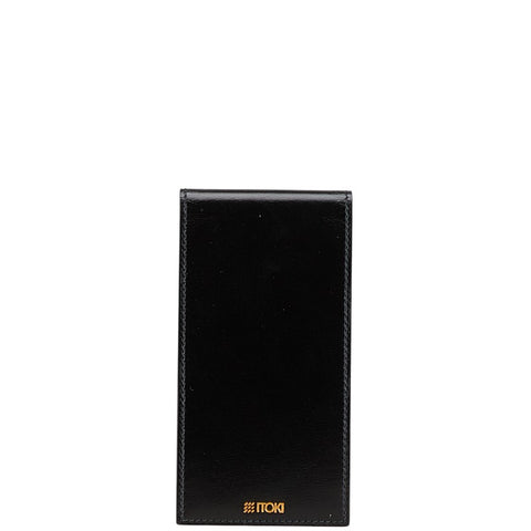 エルメス 手帳カバー メモ帳カバー ブラック レザー レディース HERMES 【中古】