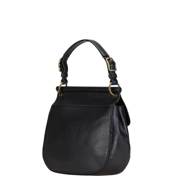 コーチ ニューウィリス ハンドバッグ ショルダーバッグ 2WAY ブラック レザー レディース COACH 【中古】