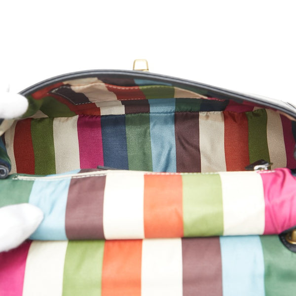 コーチ ニューウィリス ハンドバッグ ショルダーバッグ 2WAY ブラック レザー レディース COACH 【中古】