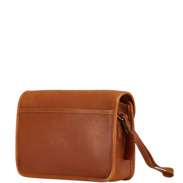 コーチ オールドコーチ セカンドバッグ クラッチバッグ ブラウン レザー レディース COACH 【中古】