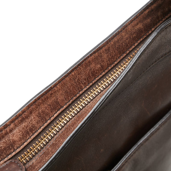 コーチ 斜め掛け ショルダーバッグ ブラウン レザー レディース COACH 【中古】