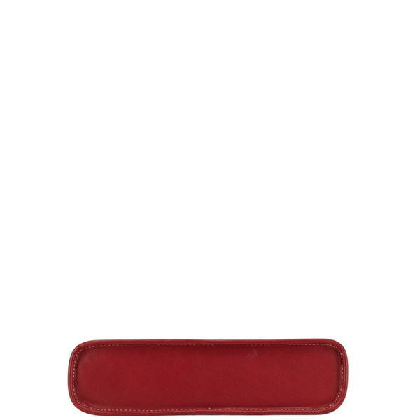 コーチ ハンドバッグ ベージュ レッド キャンバス レザー レディース COACH 【中古】