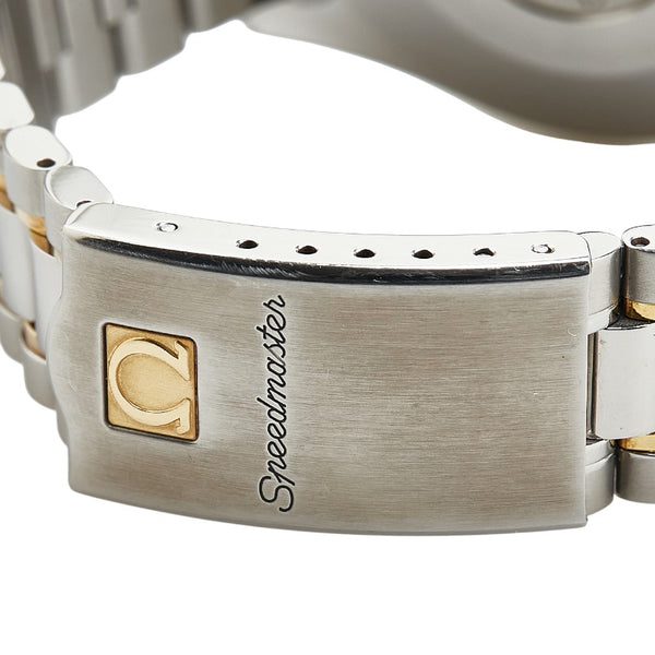 オメガ スピードマスター オートマティック 腕時計 3310.10 自動巻き ゴールド文字盤 ステンレススチール メッキ メンズ OMEGA 【中古】