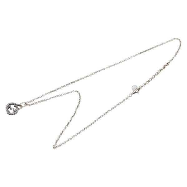 グッチ インターロッキングG ネックレス SV925 シルバー メンズ GUCCI 【中古】