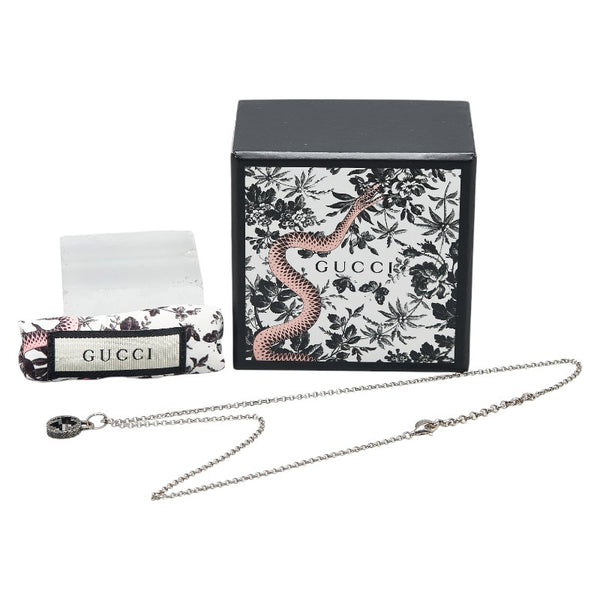 グッチ インターロッキングG ネックレス SV925 シルバー メンズ GUCCI 【中古】