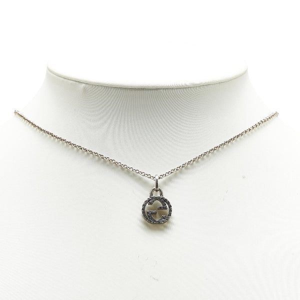 グッチ インターロッキングG ネックレス SV925 シルバー メンズ GUCCI 【中古】