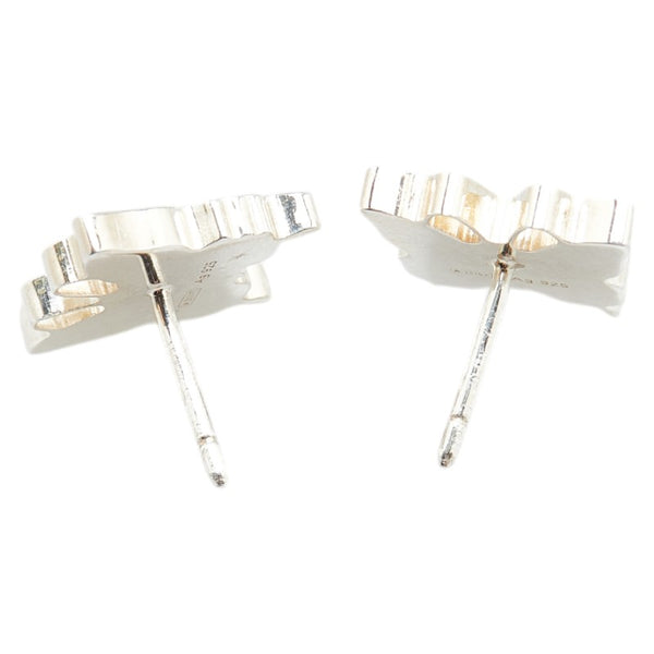 グッチ 蝶 バタフライ ピアス SV925 シルバー レディース GUCCI 【中古】