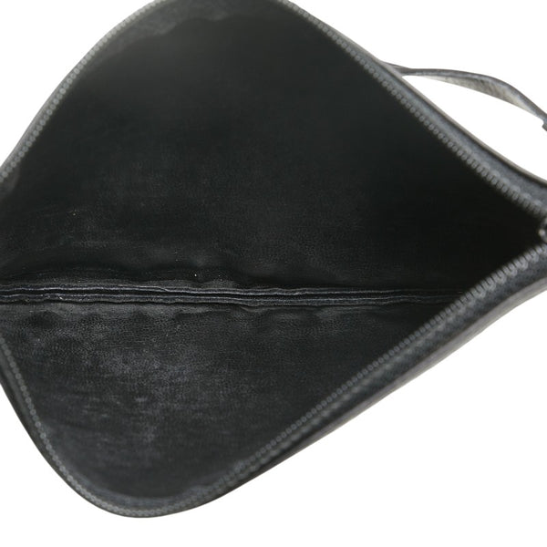 シャネル ココマーク 斜め掛け ショルダーバッグ ブラック ラムスキン レディース CHANEL 【中古】