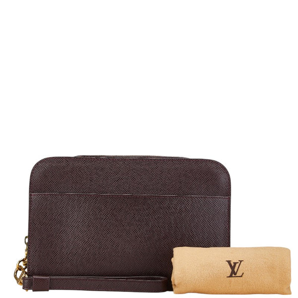 ルイ ヴィトン タイガ バイカル セカンドバッグ クラッチバッグ M30186 アカジュー PVC レザー レディース LOUIS VUITTON 【中古】
