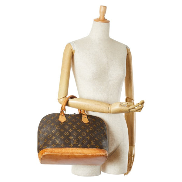 ルイ ヴィトン モノグラム アルマPM ハンドバッグ M51130 ブラウン PVC レザー レディース LOUIS VUITTON 【中古】