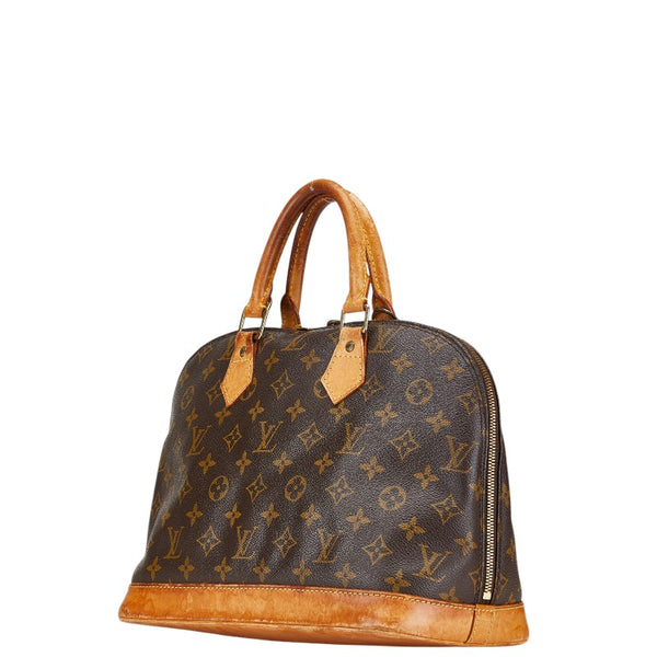 ルイ ヴィトン モノグラム アルマPM ハンドバッグ M51130 ブラウン PVC レザー レディース LOUIS VUITTON 【中古】