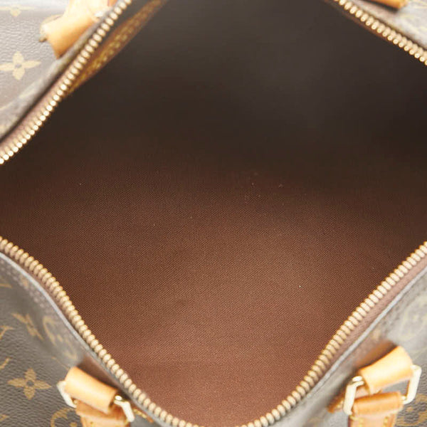 ルイ ヴィトン モノグラム スピーディ30 ハンドバッグ ミニボストンバッグ M41526 ブラウン PVC レザー レディース LOUIS VUITTON 【中古】