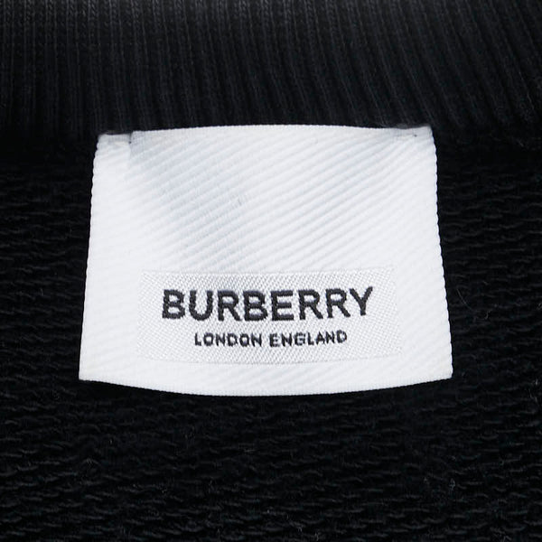 バーバリー TBロゴ スウェット トレーナー サイズ：M ブラック コットン メンズ BURBERRY 【中古】