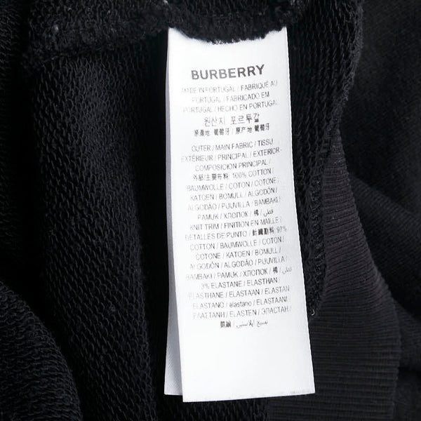 バーバリー TBロゴ スウェット トレーナー サイズ：M ブラック コットン メンズ BURBERRY 【中古】