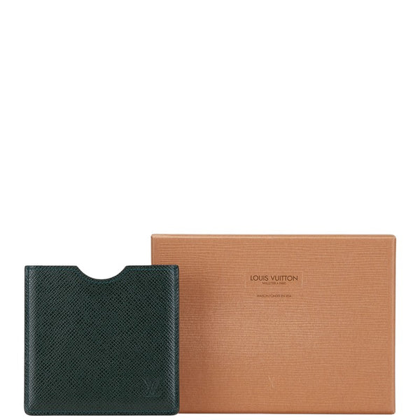 ルイ ヴィトン タイガ フロッピーディスクケース カードケース M30344 グリーン レザー レディース LOUIS VUITTON 【中古】