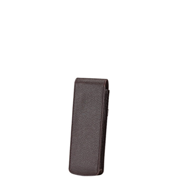 ルイ ヴィトン タイガ ドックソロ ペンケース M64866 アカジュー レザー レディース LOUIS VUITTON 【中古】
