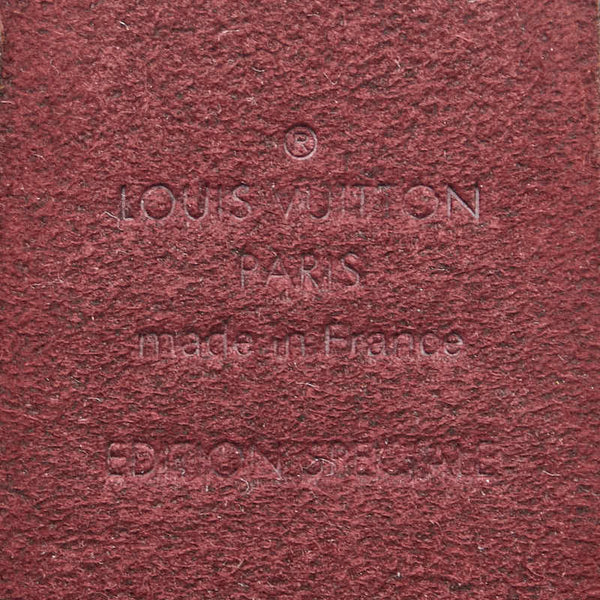 ルイ ヴィトン タイガ ドックソロ ペンケース M64866 アカジュー レザー レディース LOUIS VUITTON 【中古】