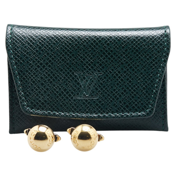 ルイ ヴィトン ブトン ドゥ マンシェット クルー カフス M30984 ゴールド メッキ メンズ LOUIS VUITTON 【中古】
