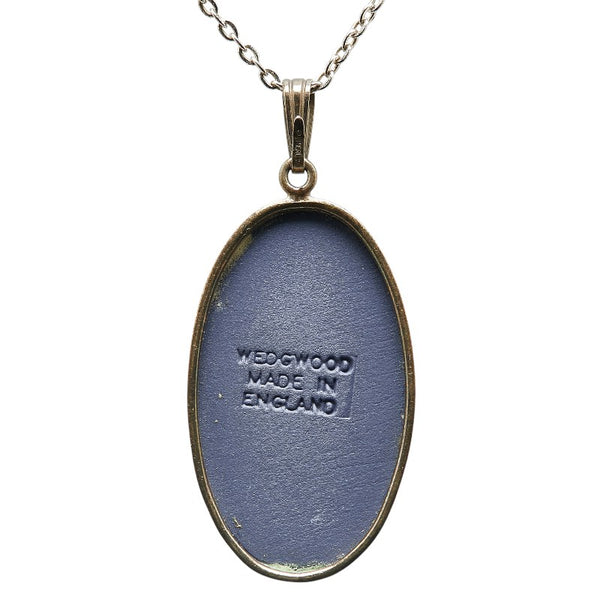 ウェッジウッド カメオ ペンダントネックレス SV925 シルバー レディース Wedgwood 【中古】