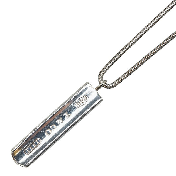 ティファニー バー ペンダントネックレス SV925 シルバー レディース TIFFANY&Co. 【中古】