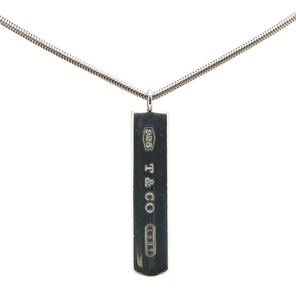 ティファニー バー ペンダントネックレス SV925 シルバー レディース TIFFANY&Co. 【中古】